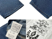 Load image into Gallery viewer, 新品未使用 Billionaire Boys Club ICECREAM ビリオネアボーイズクラブ アイスクリーム デニムカーゴパンツ サイズL ブルー 中古 67740