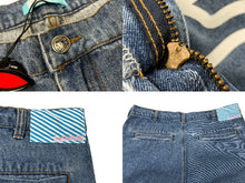 Load image into Gallery viewer, 新品未使用 BILLIONAIREBOYSCLUB ビリオネアボーイズクラブ ICECREAM アイスクリーム 2WAYWASHED DENIM CARGO PANTS サイズL ライトブルー