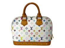 Load image into Gallery viewer, LOUIS VUITTON ルイヴィトン モノグラムマルチカラー アルマ ハンドバッグ 村上隆 ホワイト M92647 美品 中古 4c067764