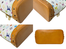 Load image into Gallery viewer, LOUIS VUITTON ルイヴィトン モノグラムマルチカラー アルマ ハンドバッグ 村上隆 ホワイト M92647 美品 中古 4c067764