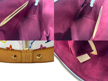 Load image into Gallery viewer, LOUIS VUITTON ルイヴィトン モノグラムマルチカラー アルマ ハンドバッグ 村上隆 ホワイト M92647 美品 中古 4c067764