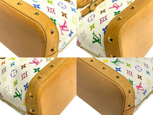 Load image into Gallery viewer, LOUIS VUITTON ルイヴィトン モノグラムマルチカラー アルマ ハンドバッグ 村上隆 ホワイト M92647 美品 中古 4c067772