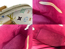 Load image into Gallery viewer, LOUIS VUITTON ルイヴィトン モノグラムマルチカラー アルマ ハンドバッグ 村上隆 ホワイト M92647 美品 中古 4c067772