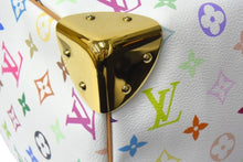 Load image into Gallery viewer, LOUIS VUITTON ルイヴィトン モノグラムマルチカラー スピーディ30 ハンドバッグ M92643 村上隆 ホワイト ゴールド金具 美品 中古 4c067776