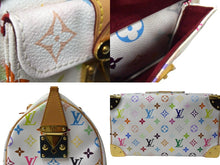 Load image into Gallery viewer, LOUIS VUITTON ルイヴィトン モノグラムマルチカラー スピーディ30 ハンドバッグ M92643 村上隆 ホワイト ゴールド金具 美品 中古 4c067776