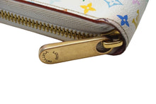 Load image into Gallery viewer, LOUIS VUITTON ルイヴィトン モノグラムマルチカラー ジッピーウォレット M60241 村上隆 ゴールド金具 ホワイト 美品 中古 4c067790