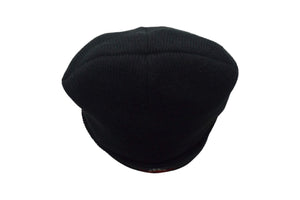 極美品 ChromeHearts クロムハーツ MattyBoy マッティボーイ ロゴ刺繍 ニットキャップ ビーニー ブラック ONE SIZE 中古 4c067839