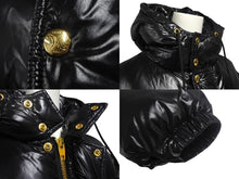 画像をギャラリービューアに読み込む, CELINE セリーヌ ダウンジャケット クロップド パファージャケット トリオンフパッチ 2W661595K サイズ34 美品 中古 4c067875