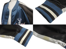 Load image into Gallery viewer, DIOR ディオール 19AW ×空山基 刺繍 スカジャン スーベニア ジャケット 933C435A4516 ブルー サイズ58 美品 中古 4c067877