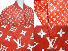 画像をギャラリービューアに読み込む, SUPREME シュプリーム ルイ ヴィトン ルイ ルイ LV Leather Baseball Jacket レザージャケット HDL90ED0S サイズ44 ゴートレザー 美品 中古 4c067958 