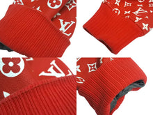 画像をギャラリービューアに読み込む, SUPREME シュプリーム ルイ ヴィトン ルイ ルイ LV Leather Baseball Jacket レザージャケット HDL90ED0S サイズ44 ゴートレザー 美品 中古 4c067958 