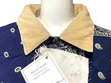 画像をギャラリービューアに読み込む, 新品未使用 READY MADE レディメイド Quilting Bandana Burn Coat ジャケット サイズ1 ペイズリー柄 キルティング RE-CO-NV-00-00-111 中古 4c067968