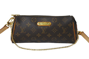 LOUIS VUITTON ルイヴィトン エヴァ ショルダーバッグ M95567 モノグラム PVC レザー ゴールド金具 美品 中古 4c068061