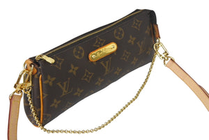 LOUIS VUITTON ルイヴィトン エヴァ ショルダーバッグ M95567 モノグラム PVC レザー ゴールド金具 美品 中古 4c068061