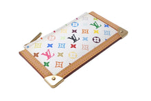 画像をギャラリービューアに読み込む, 新品同様 LOUIS VUITTON ルイ ヴィトン 村上隆 ポシェットクレ コインケース M92655 モノグラム ホワイト マルチカラー 中古 4c068073
