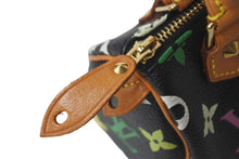 Load image into Gallery viewer, LOUIS VUITTON ルイヴィトン ミニスピーディ ハンドバッグ M92644 モノグラムマルチカラー ブラック ゴールド金具 村上隆 美品 中古 4c068086