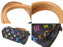 Load image into Gallery viewer, LOUIS VUITTON ルイヴィトン ミニスピーディ ハンドバッグ M92644 モノグラムマルチカラー ブラック ゴールド金具 村上隆 美品 中古 4c068086