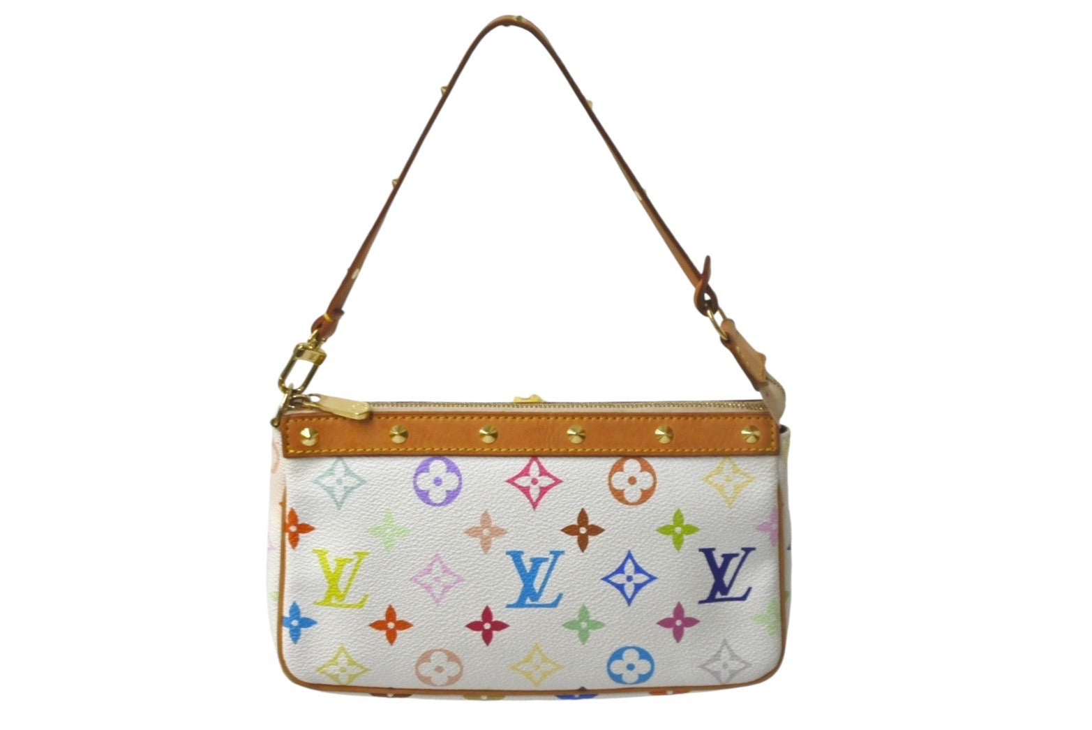 ルイヴィトン ポシェットアクセソワール マルチカラー M92649 村上隆 LOUIS VUITTON ルイヴィトン モノグラム マルチカラー