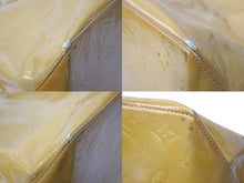 画像をギャラリービューアに読み込む, Louis Vuitton ルイヴィトン モノグラムヴェルニ リードGM トートバック M91140 TH0041 イエロー 良品 中古 4c068095