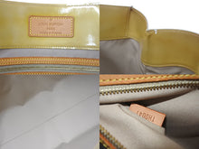 画像をギャラリービューアに読み込む, Louis Vuitton ルイヴィトン モノグラムヴェルニ リードGM トートバック M91140 TH0041 イエロー 良品 中古 4c068095