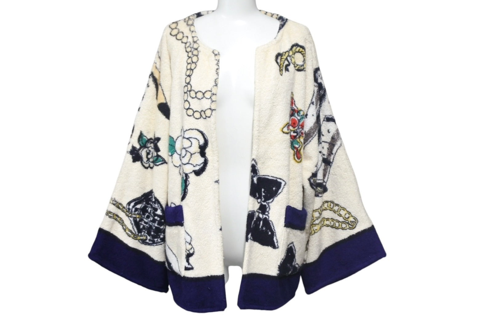 CHANEL シャネル バスローブ ジャケット ガウン カーディガン パイル 
