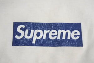 Supreme シュプリーム ニューヨーク ヤンキース × 47 ブランドボックスロゴ Ｔシャツ サイズM ニューヨークヤンキース ホワイト ネイビー 良品 中古 4c068109 