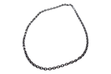 CHROME HEARTS クロムハーツ PAPER CHAIN NECKLACE 18インチ シルバー925 ペーパーチェーン ネックレス 34.4g 美品 中古 4c068131
