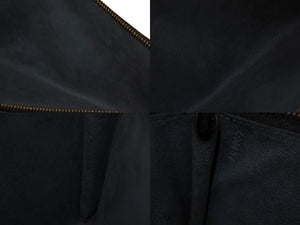 LOUIS VUITTON ルイヴィトン ポシェット アクセソワール アクセサリーポーチ エピ M52942 ブラック ゴールド金具 美品 中古 4c068149