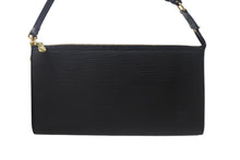 Load image into Gallery viewer, LOUIS VUITTON ルイヴィトン ポシェット アクセソワール アクセサリーポーチ エピ M52942 ブラック ゴールド金具 美品 中古 4c068149