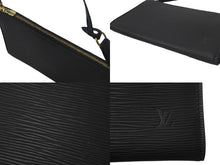 Load image into Gallery viewer, LOUIS VUITTON ルイヴィトン ポシェット アクセソワール アクセサリーポーチ エピ M52942 ブラック ゴールド金具 美品 中古 4c068149