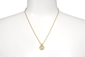ChristianDior クリスチャンディオール ネックレス アクセサリー CDロゴ GP 5.7g ゴールド 美品 中古 4c068518