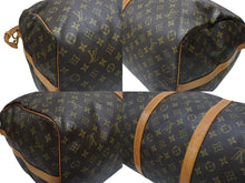 Load image into Gallery viewer, LOUIS VUITTON ルイヴィトン キーポル バンドリエール60 ボストンバッグ M41412 モノグラム PVC レザー ブラウン 美品 中古 4b006816