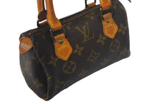 Load image into Gallery viewer, Louis Vuitton ルイヴィトン ミニスピーディ ミニボストンバッグ モノグラム M41534 ゴールド金具 ブラウン 美品 中古 4c068160