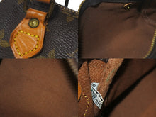 Load image into Gallery viewer, Louis Vuitton ルイヴィトン ミニスピーディ ミニボストンバッグ モノグラム M41534 ゴールド金具 ブラウン 美品 中古 4c068160