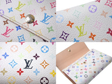 画像をギャラリービューアに読み込む, Louis Vuitton ルイヴィトン モノグラム マルチカラー ポルトフォイユ アレクサンドラ ホワイト M60083 中古 4c068162