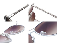 Load image into Gallery viewer, 極美品 CHANEL シャネル サングラス 4219-Q c.124/S5 サイズ59□14 140 ココマーク チェーン レザー 中古 4c068164