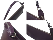Load image into Gallery viewer, 極美品 LOUIS VUITTON ルイヴィトン ポシェット アクセソワール アクセサリーポーチ エピ カシス M52942 パープル シルバー金具 中古 4c068168