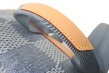 画像をギャラリービューアに読み込む, 新品同様 LouisVuitton ルイヴィトン モンスリ バックパック ダミエ デニム 3D N40708 コットンキャンバス ヌメ革 中古 4c068192