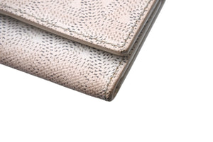 GOYARD ゴヤール ヘリンボーン柄 6連 キーケース ホワイト 白 PVC ロゴ 小物 鍵 中古 4c068207