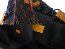 画像をギャラリービューアに読み込む, LOUIS VUITTON ルイヴィトン トートバッグ ジャイアント NIGO ダミエ モノグラムキャンバス ブラウン N40355 美品 中古 4c068256