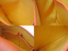 画像をギャラリービューアに読み込む, GOYARD ゴヤール ベルヴェデーレPM バッグ ショルダーバッグ オレンジ PVC レザー ヘリンボーン柄 美品 中古 4c068265