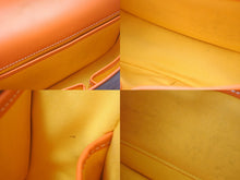 画像をギャラリービューアに読み込む, GOYARD ゴヤール ベルヴェデーレPM バッグ ショルダーバッグ オレンジ PVC レザー ヘリンボーン柄 美品 中古 4c068265