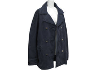 Load image into Gallery viewer, 極美品 CHROME HEARTS クロスボールボタン ヘリンボーン Pコート サイズL 400180371******001 中古 4c068279