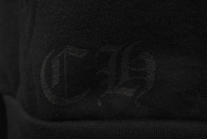 新品未使用 ChromeHearts クロムハーツ ジップパーカー フーディ ダガージップ コットン ブラック ホワイト サイズM 中古 4c068365 正規品