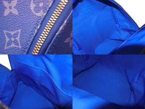 新品同様 LOUIS VUITTON ルイヴィトン バックパック マルチポケット M45441 モノグラムクラウズキャンバス ブルー 中古 4c068375