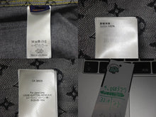 画像をギャラリービューアに読み込む, 新品未使用 LOUIS VUITTON × NIGO ルイヴィトン × ニゴー デニムジャケット サイズ52 モノグラムクレイジーデニム 22SS RM221M 中古 4c068377