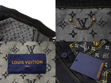画像をギャラリービューアに読み込む, 新品未使用 LOUIS VUITTON × NIGO ルイヴィトン × ニゴー デニムジャケット サイズ52 モノグラムクレイジーデニム 22SS RM221M 中古 4c068377