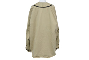 極美品 KAPITAL キャピタル ベースボールシャツ CHINO GREAT KOUNTRY DAMAGED BASEBALL EK-1554 チノ 長袖ベースボールシャツ ブラウン 中古 4c068454 