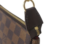 画像をギャラリービューアに読み込む, 極美品 LOUIS VUITTON ルイヴィトン ダミエ ミニ ポシェット アクセソワール ポーチ N58009 ブラウン ゴールド金具 中古 4c068481