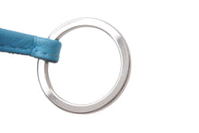 Load image into Gallery viewer, HERMES エルメス カルメン キーリング ホルダー フリンジ ブルー レザー カバン アクセサリー レディース 良好 中古 4b000498